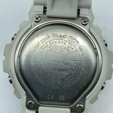 卡西歐 G-SHOCK 手錶，ICERC 日本合作 30 週年紀念款，白色，GW-6904-7JR