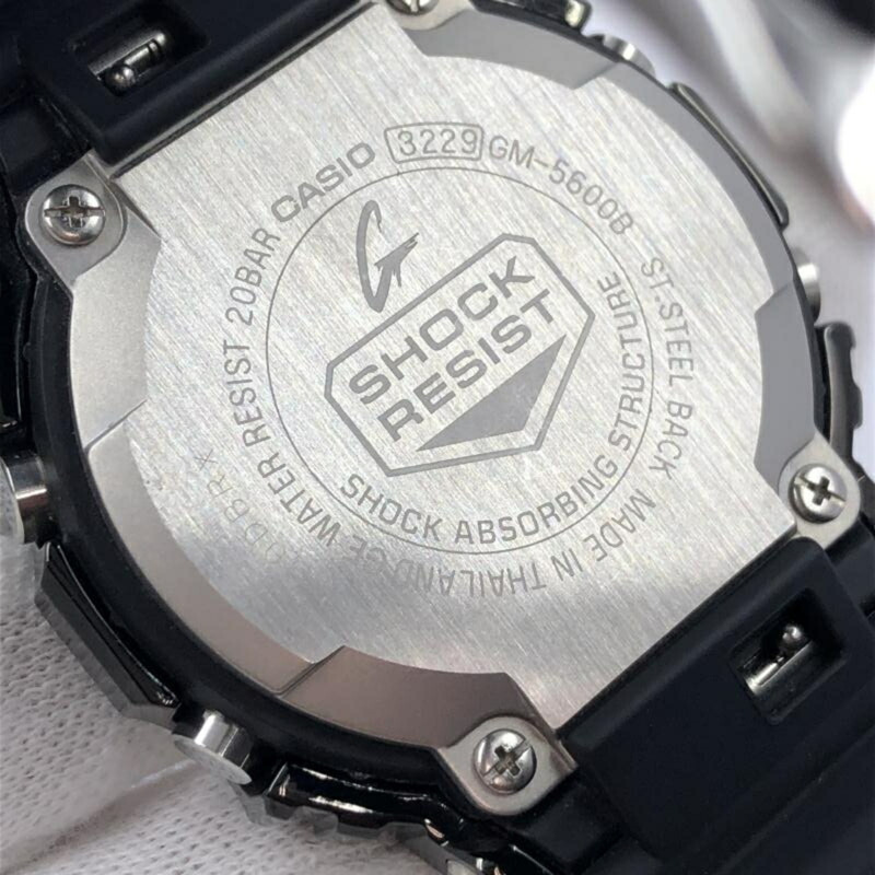 卡西歐 G-SHOCK 手錶 GM5600B-1JF 黑色石英錶-5