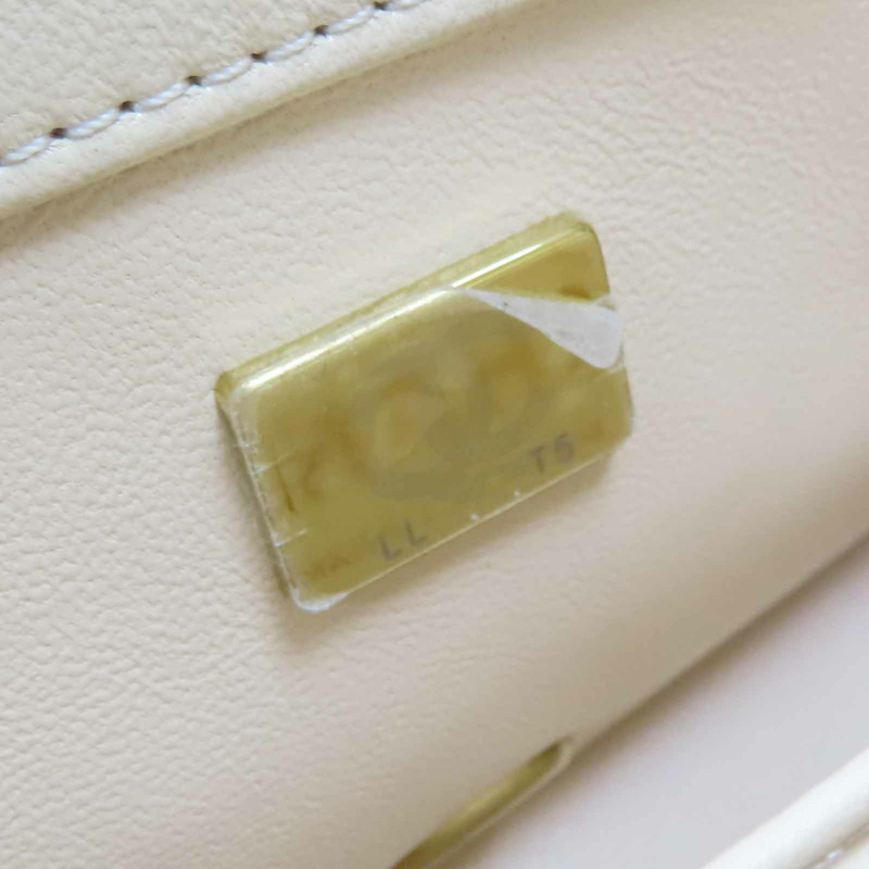 米白色 菱格紋 羊皮 Heart Crush Mini Flap 肩背包 AS3829【CHANEL 香奈兒】 AS3829-8