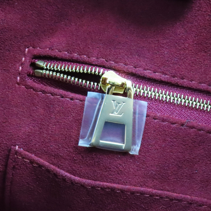 黑/米白色 原花 牛皮 壓紋 OnTheGo MM 两用包【LOUIS VUITTON LV 路易威登】 M45495-8