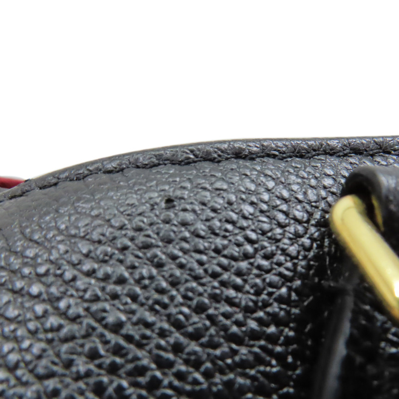 黑/米白色 原花 牛皮 壓紋 OnTheGo MM 两用包【LOUIS VUITTON LV 路易威登】 M45495-15