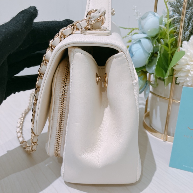 MS0430 CHANEL 香奈兒小號經典菱格翻蓋式信差鏈帶包包BUSINESS AFFINITY FLAP SMALL CAVIAR-2