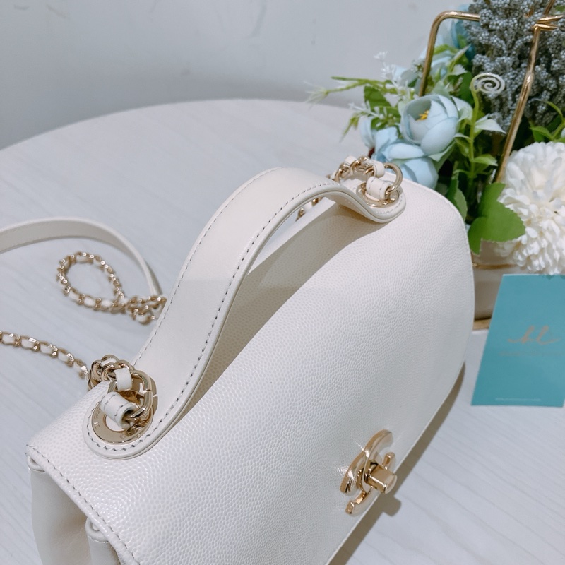 MS0430 CHANEL 香奈兒小號經典菱格翻蓋式信差鏈帶包包BUSINESS AFFINITY FLAP SMALL CAVIAR-9