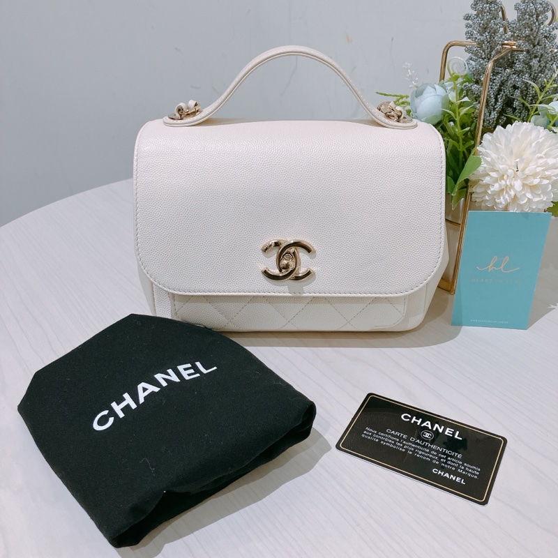 MS0430 CHANEL 香奈兒小號經典菱格翻蓋式信差鏈帶包包BUSINESS AFFINITY FLAP SMALL CAVIAR-10