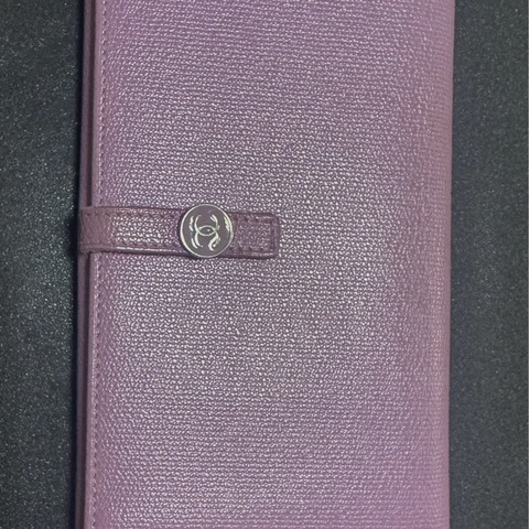 Chanel 香奈兒夢幻紫長夾