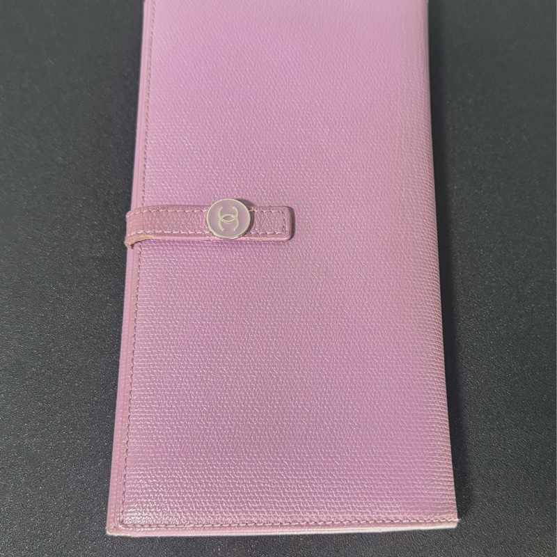 Chanel 香奈兒夢幻紫長夾-5