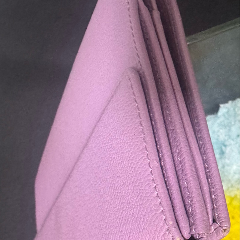 Chanel 香奈兒夢幻紫長夾-12