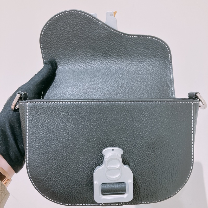 MS0452 CHRISTIAN DIOR 迪奧迷你馬安鎖頭肩帶包包SADDLE MESSENGER MINI GRAINED CALFSKIN-23