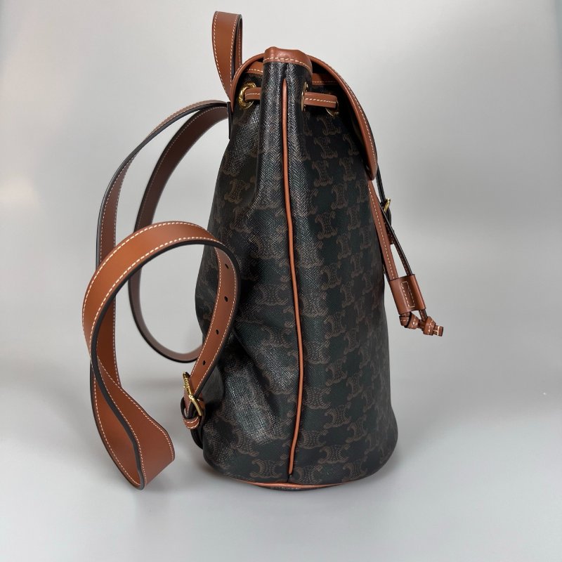 CELINE 老花後背包 大款-3