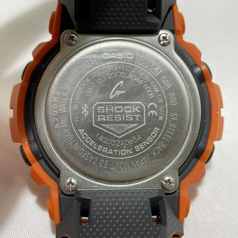 卡西歐 G-SHOCK 手錶 GBA-800LU-1AJF 橙色-5