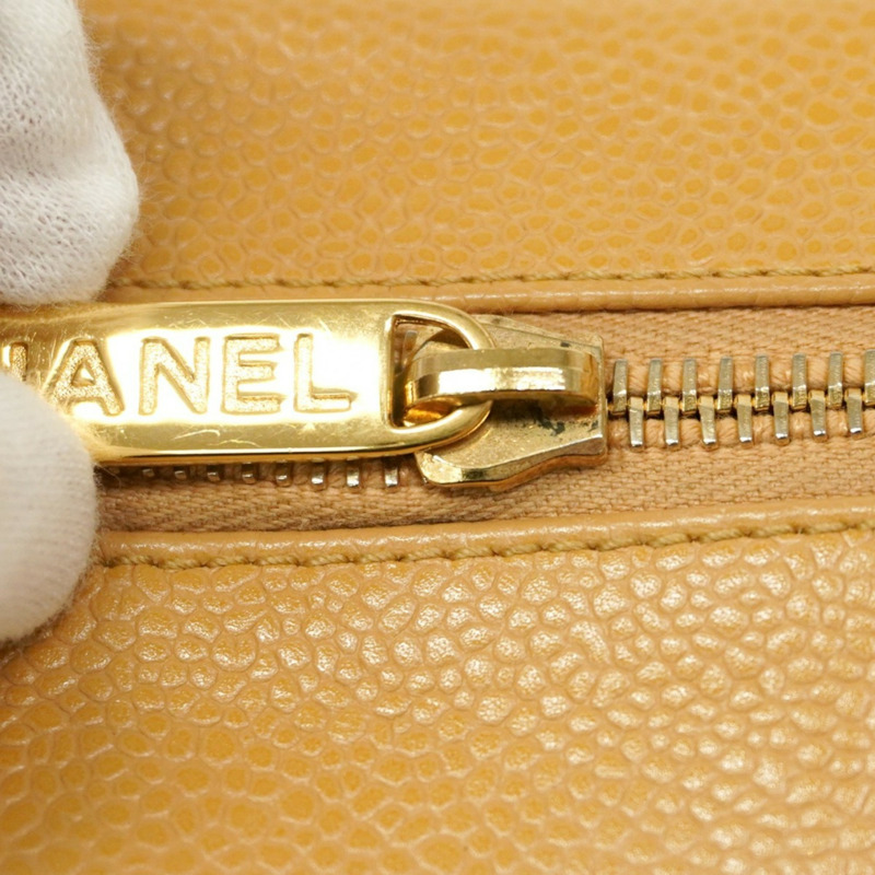 香奈兒 Matelasse 鏈條肩背包，魚子醬紋皮革，米色，女士，P1869861-9