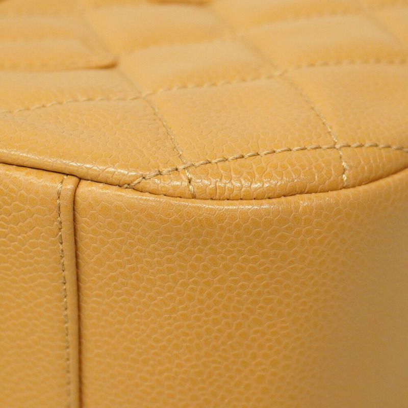 香奈兒 Matelasse 鏈條肩背包，魚子醬紋皮革，米色，女士，P1869861-11