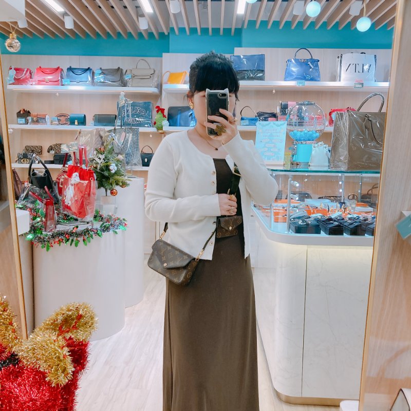 MS0425 Louis Vuitton 路易威登 費莉榭 可拆卸 小錢包 寬肩帶 斜背 經典老花 綠色 Felicie Strap & Go Mini Canvas Monogram And Green x GHW-17