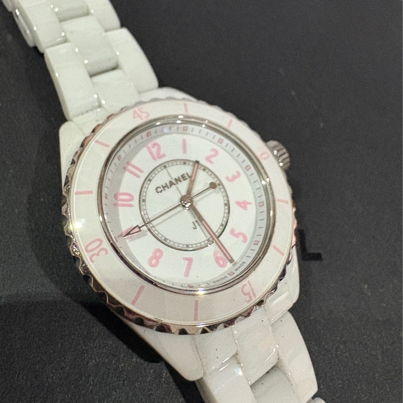 全球限量1200香奈兒J12 -櫻花粉2021/ChanelJ12 WHiTEWATCHES-1