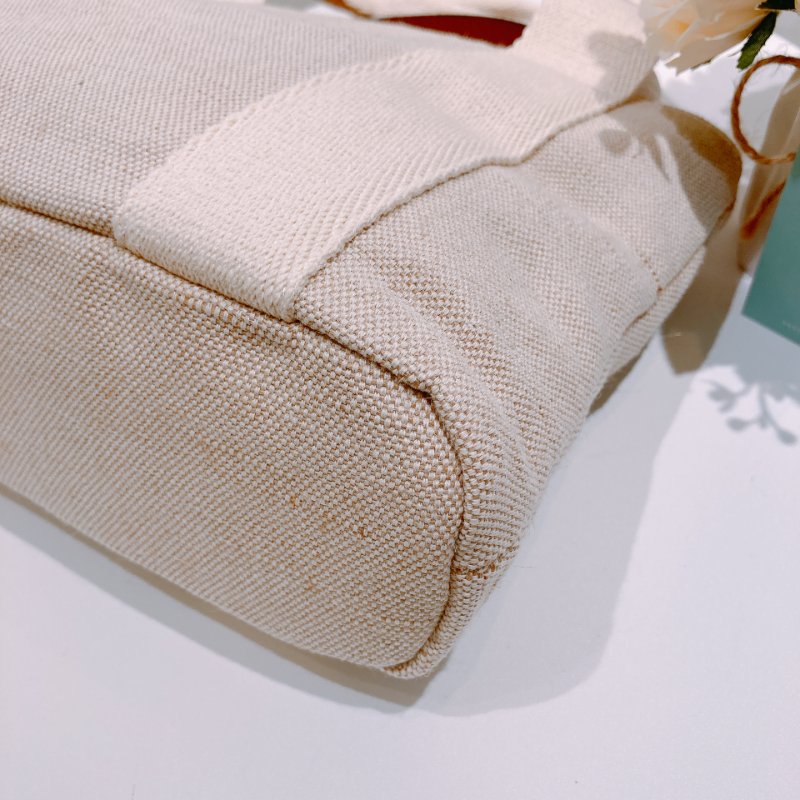 TW4618 Chloe 寇兒 帆布包 手提單肩包 帆布皮革 米棕色 新款 Top Hand With Chain Bag Canvas Beige-8