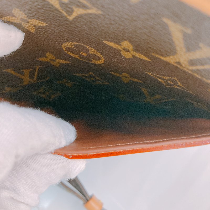 MS0426	Louis Vuitton 路易威登 直身 帆布 經典老花紋 金扣 斜背  Danube Crossbody Canvas Monogram x GHW-22