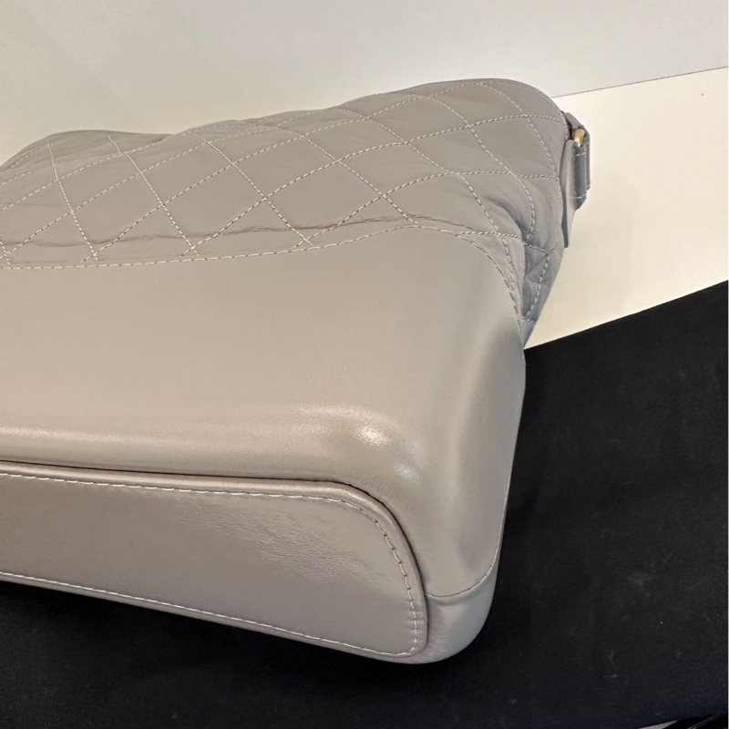 Chanel Gabrielle medium 流浪包 中號 灰色-19