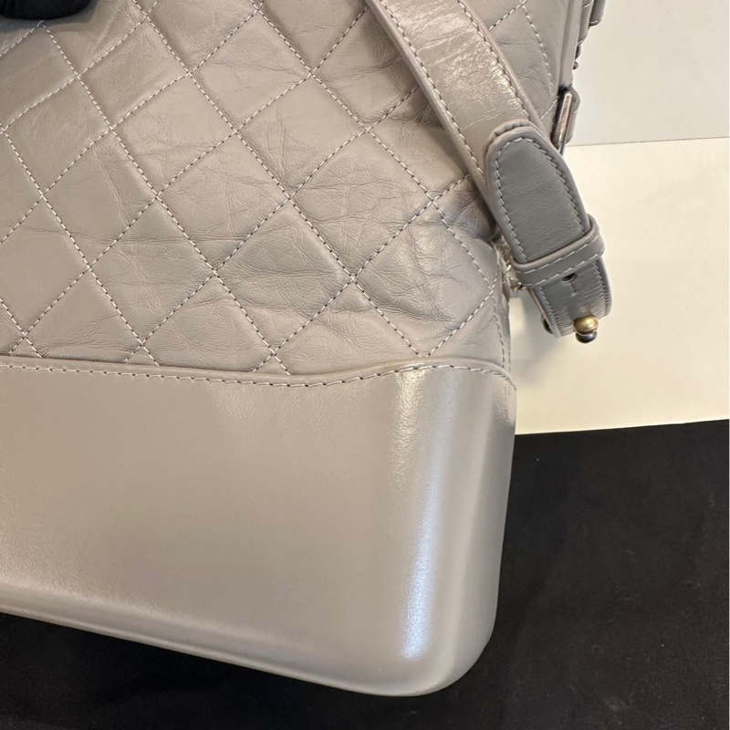 Chanel Gabrielle medium 流浪包 中號 灰色-24