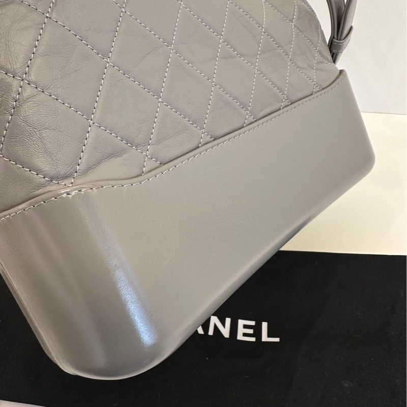 Chanel Gabrielle medium 流浪包 中號 灰色-25