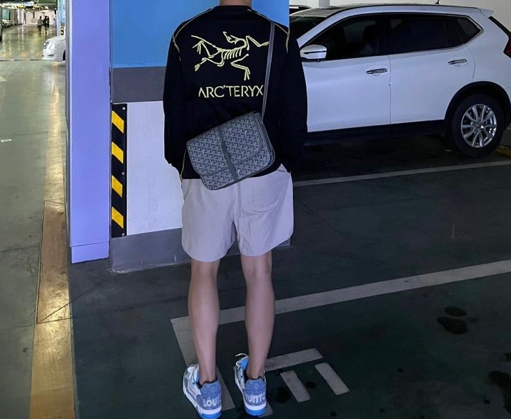 GOYARD Belvédère 灰色郵差包 MM Size 2025年全套有單-1