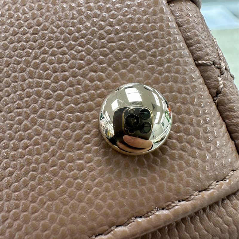 閑置品✨Chanel Coco Handle 焦糖奶茶色Mini Size 晶片款-11