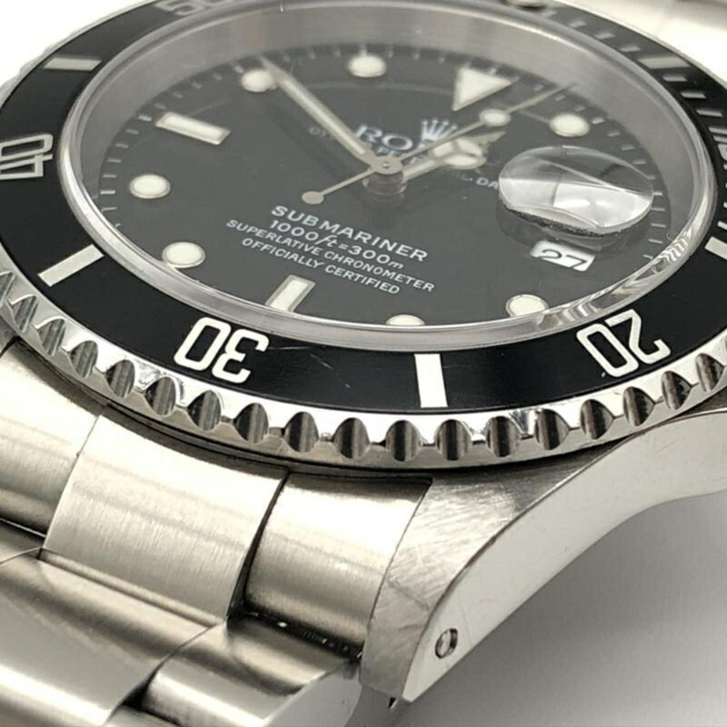 勞力士潛航者型腕錶 16610 銀色-5