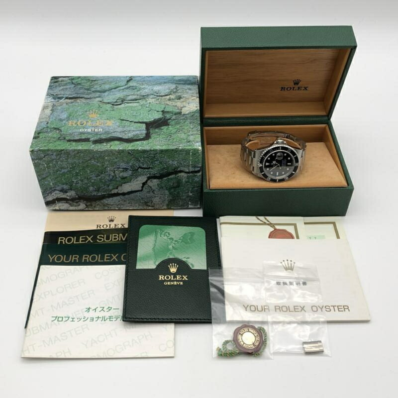 勞力士潛航者型腕錶 16610 銀色-8