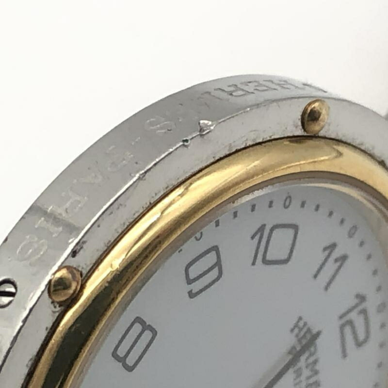 愛馬仕 Clipper 腕錶，銀色/金色-6