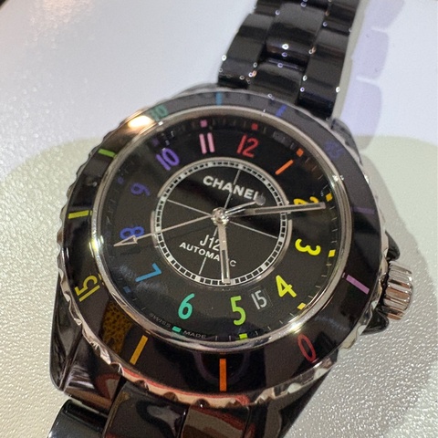 限量香奈兒J12 彩虹 2021 陶瓷錶 Chanel J12 Electro limited edition