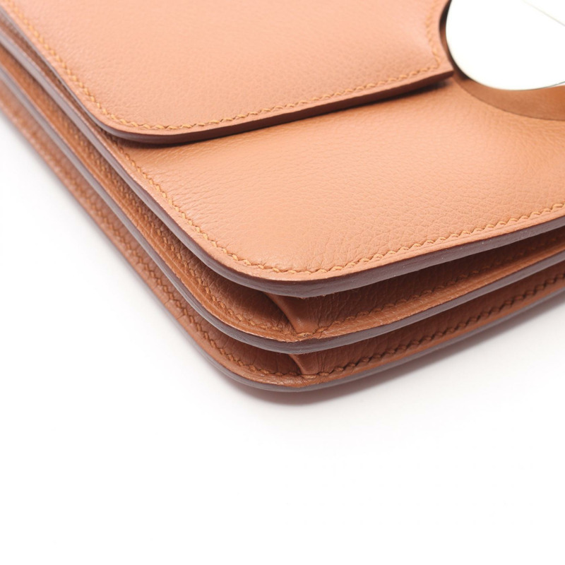 愛馬仕 Sac Herms 2002 肩包 H075133CC37 Evercolor 皮革 棕色 二手-7