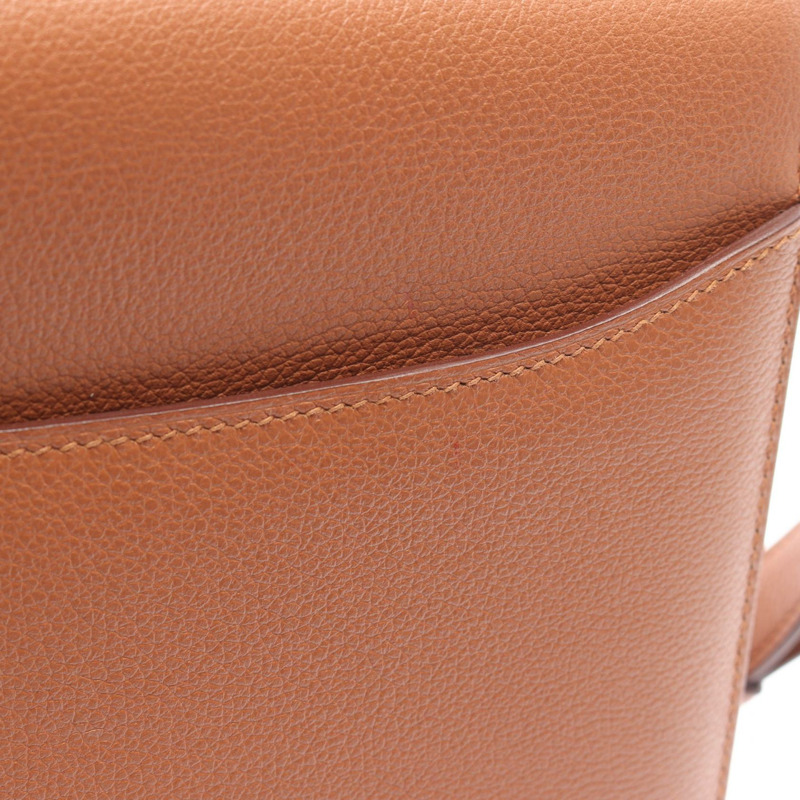 愛馬仕 Sac Herms 2002 肩包 H075133CC37 Evercolor 皮革 棕色 二手-9