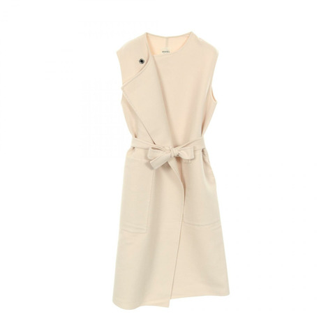 愛馬仕 Serie 連結背心 其他外套 羊絨粉紅 二手 女士