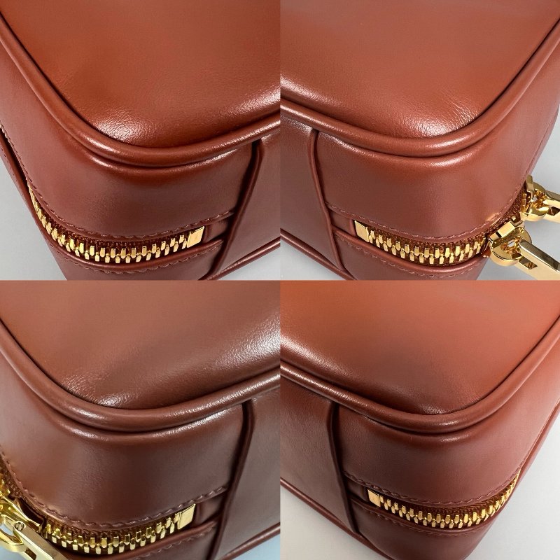 MIUMIU 5BB172 干邑色皮Beau 革手挽袋包-12