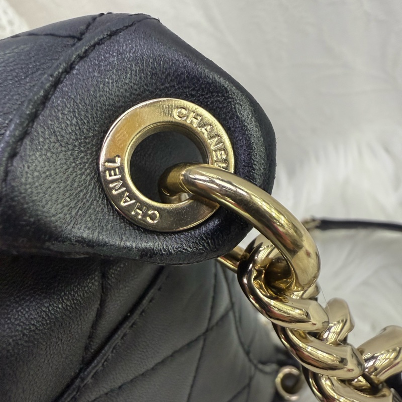 chanel 腰包配金色金屬配件-24