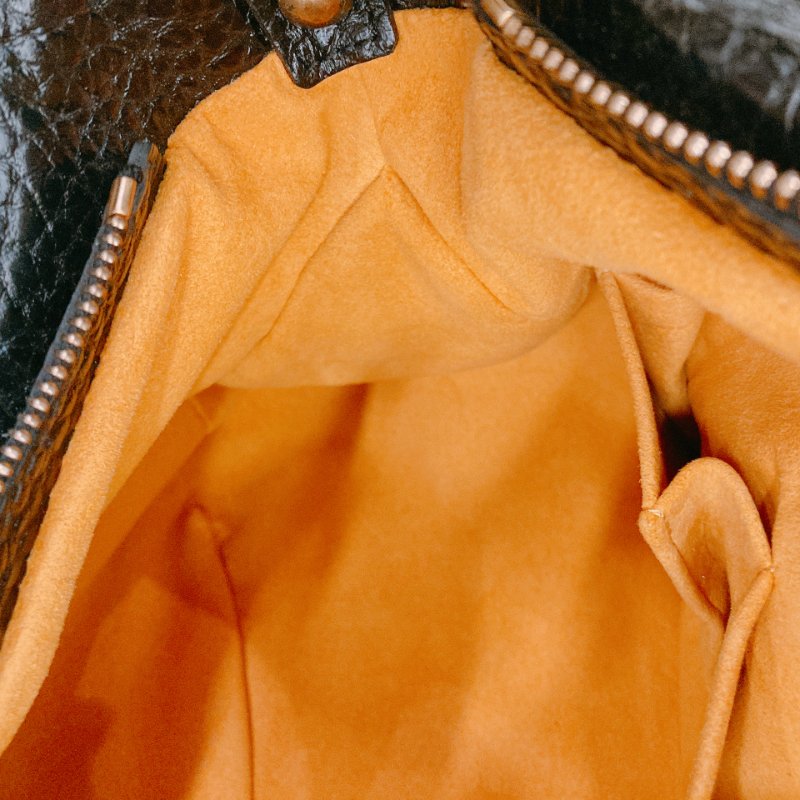 MS0427 Louis Vuitton 路易威登 肩帶腋下包 牛仔布 Slightly Shoulder Denim Canvas Black x GHW-15