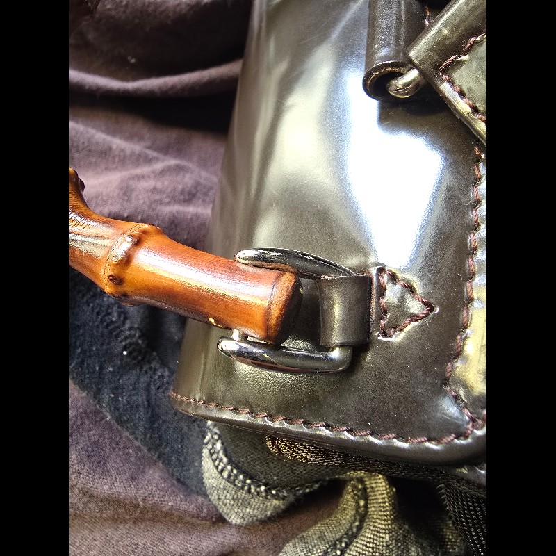 GUCCI 竹節迷你後背包-7