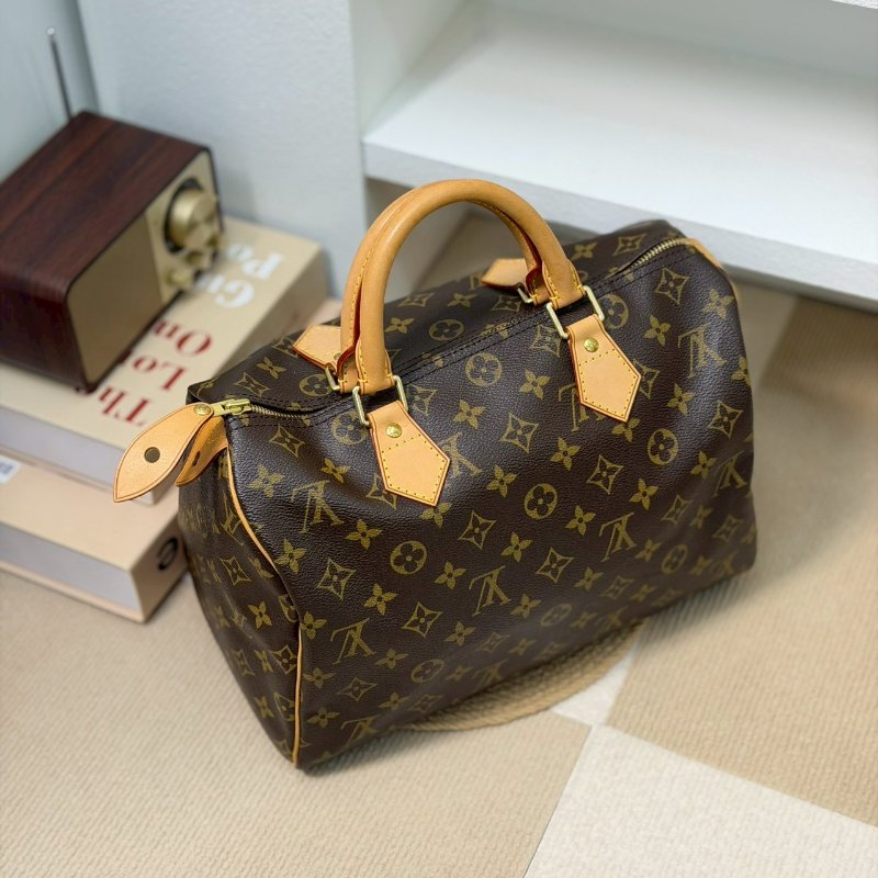 🏷LV 路易威登．Speedy30 老花波士頓 M41526/客人寄賣-0