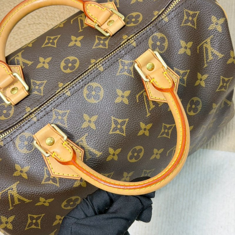 🏷LV 路易威登．Speedy30 老花波士頓 M41526/客人寄賣-17