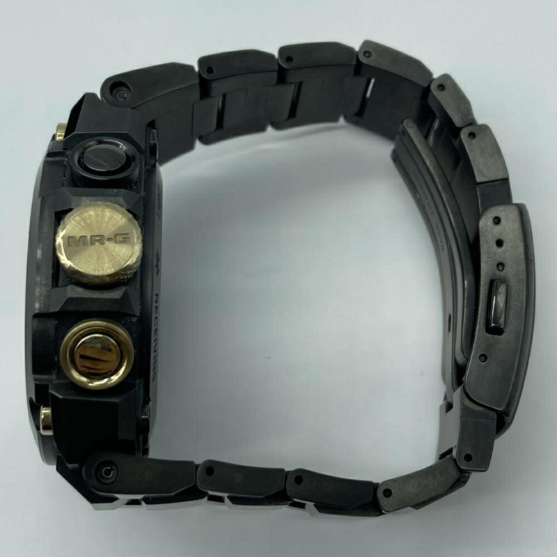 卡西歐 G-SHOCK MRG-B1000BA-1AJR MR-G 手錶，電波校時，支援 Mobile Link，黑藍金配色-2