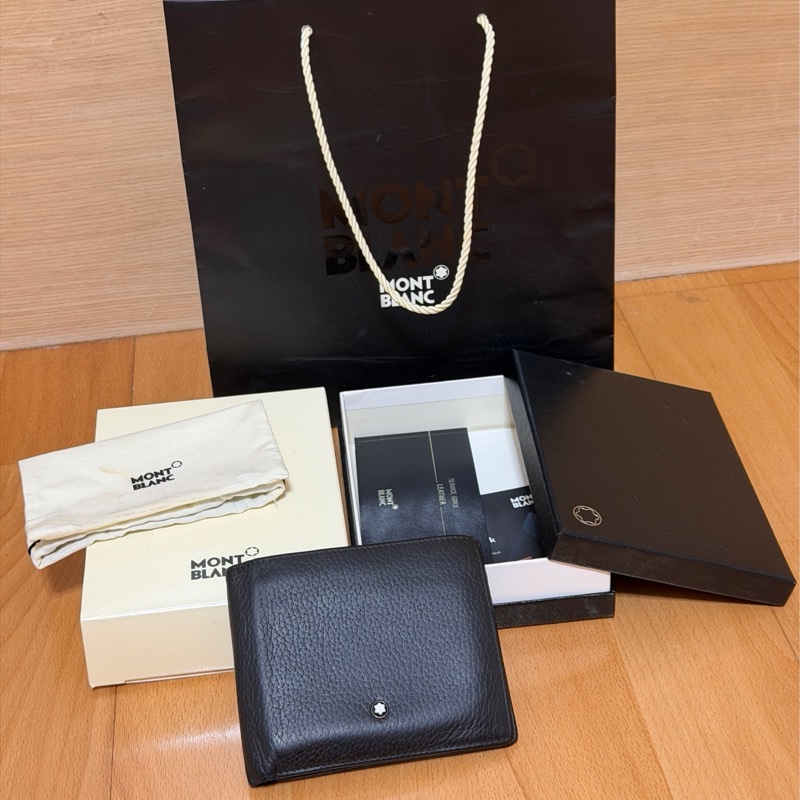 萬寶龍 Montblanc 男短夾（配件超齊全！）-0
