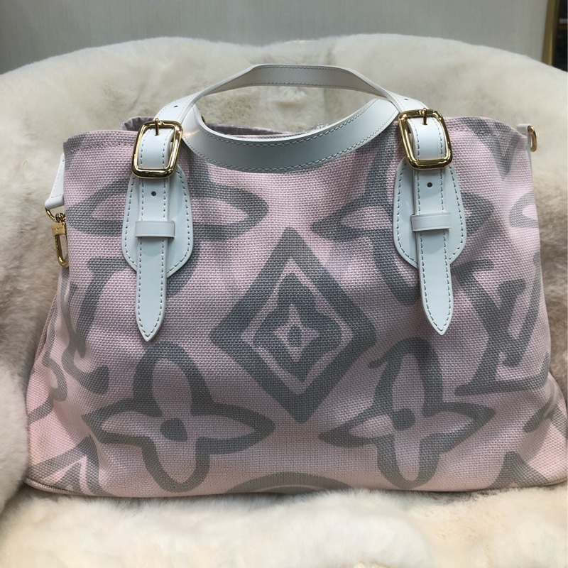LV 粉色大花Tote XB844-1