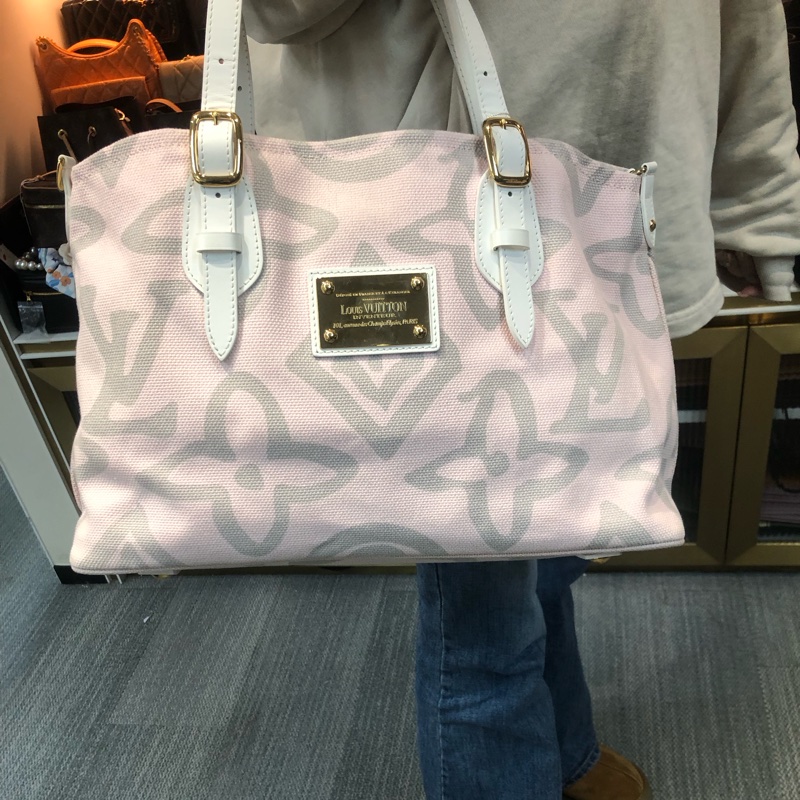 LV 粉色大花Tote XB844-11