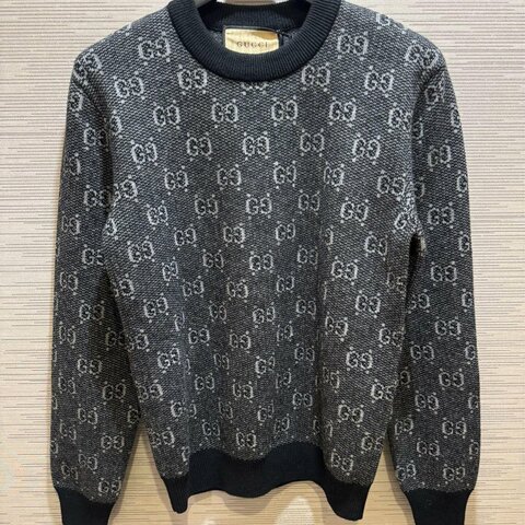 💎Han's house精品服飾💎GUCCI 滿版 GG 針織 羊毛 毛衣 原價38800