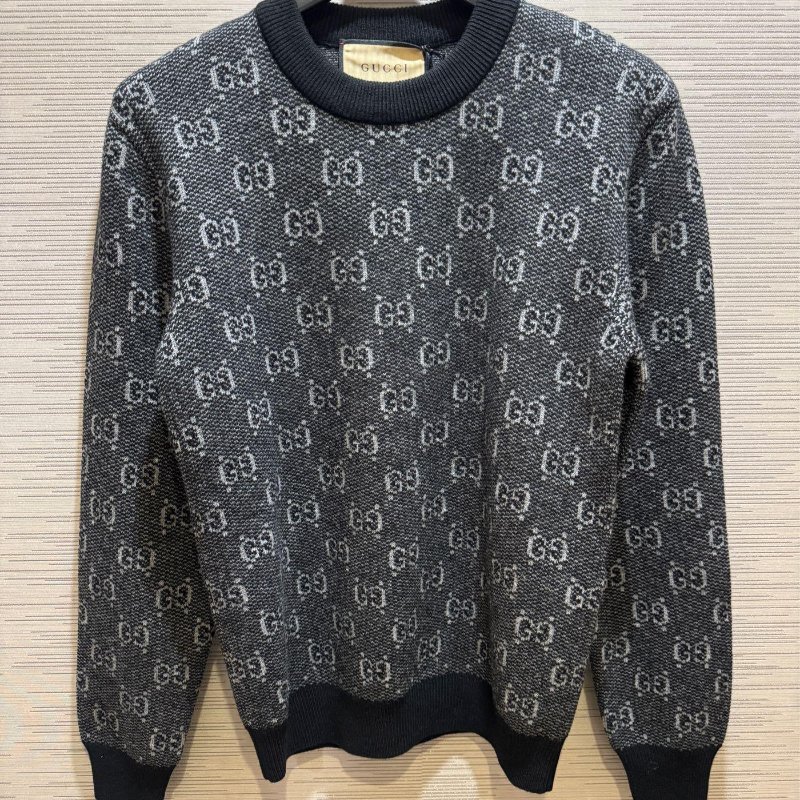 💎Han's house精品服飾💎GUCCI 滿版 GG 針織 羊毛 毛衣 原價38800-0