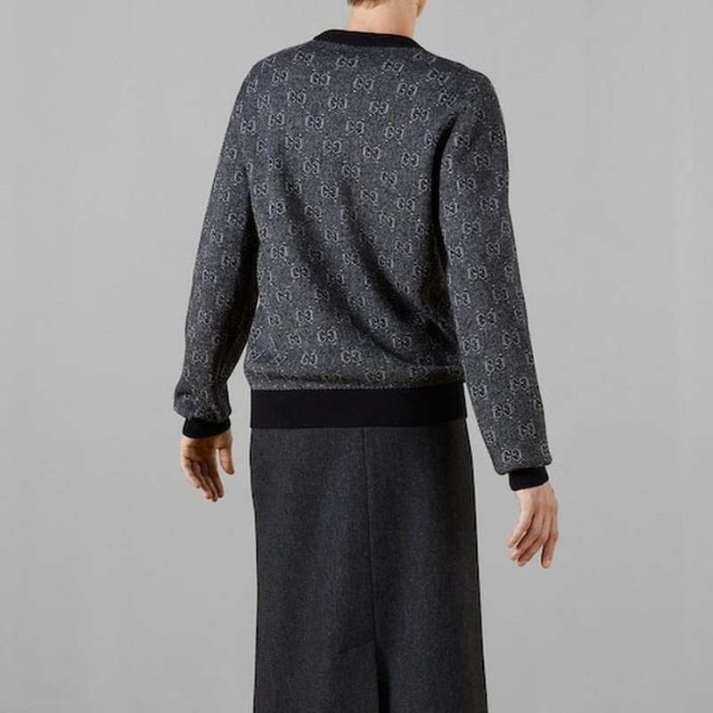 💎Han's house精品服飾💎GUCCI 滿版 GG 針織 羊毛 毛衣 原價38800-2