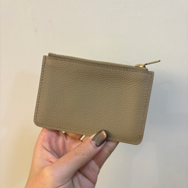 Hermes Mini Constance Slim Epsom H0霧霾灰金釦腰包-5