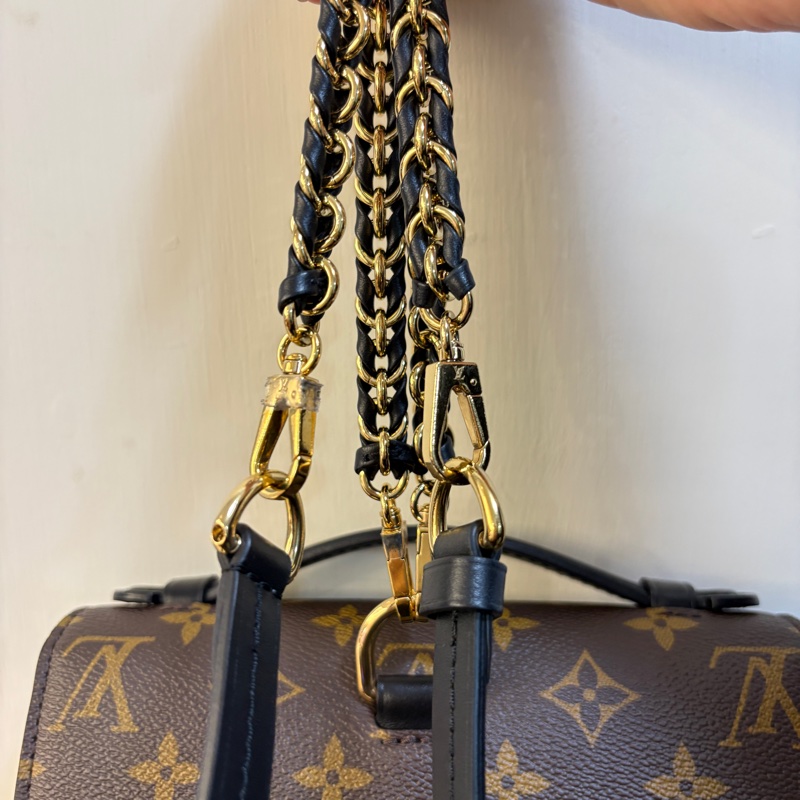 LV雙色原花Pochette Metis 郵差斜背&後背包-6