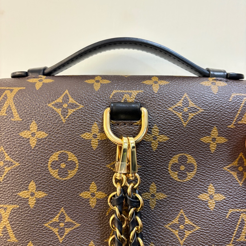 LV雙色原花Pochette Metis 郵差斜背&後背包-7