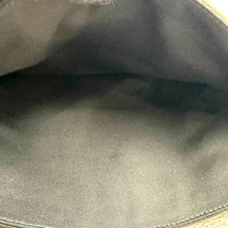 【美收精品】BALENCIAGA 褐色手拿機車包 C-71-9