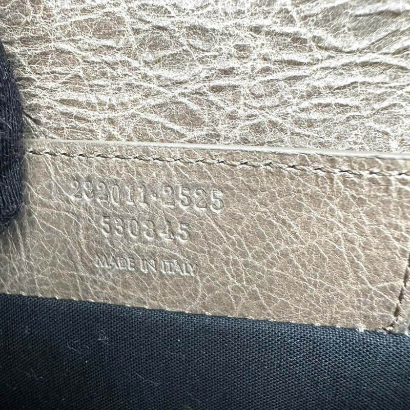 【美收精品】BALENCIAGA 褐色手拿機車包 C-71-11